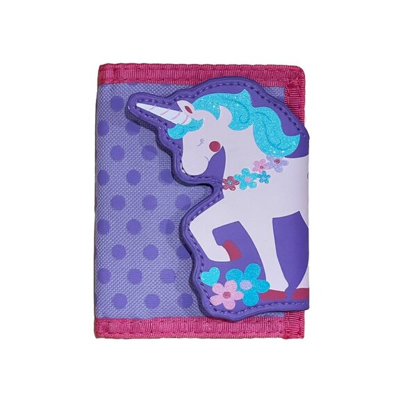Unicorn Tri-Fold Wallet for Kids — Like New — Perfect Stocking Stuffer - Picture 1 of 7